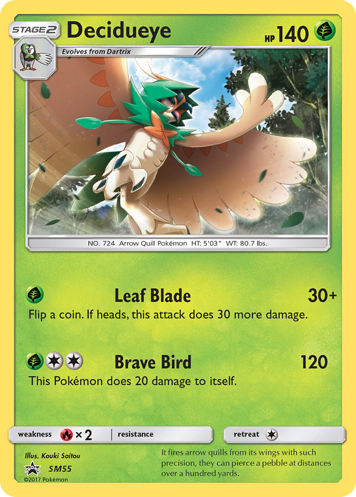 Decidueye (SM55) [Sun & Moon: Black Star Promos] | Black Swamp Games