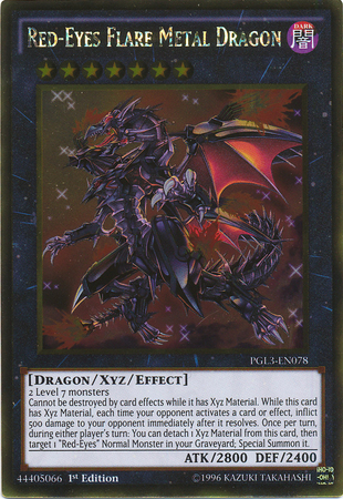 Red-Eyes Flare Metal Dragon [PGL3-EN078] Gold Rare | Black Swamp Games