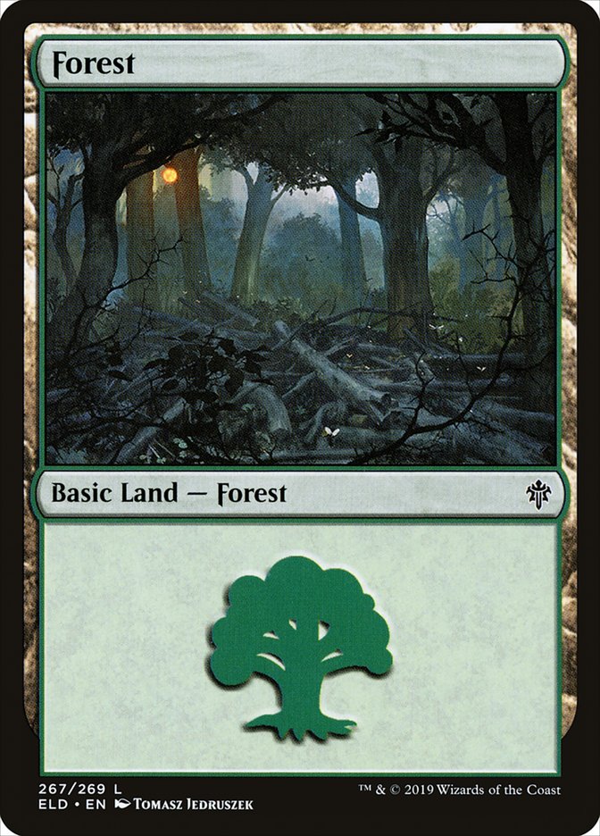 Forest (267) [Throne of Eldraine] | Black Swamp Games