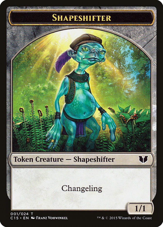 Shapeshifter // Shapeshifter Double-Sided Token [Commander 2015 Tokens] | Black Swamp Games