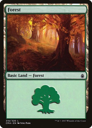 Forest (318) [Commander Anthology] | Black Swamp Games