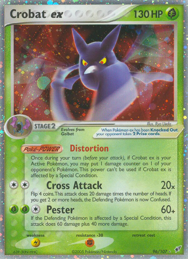 Crobat ex (96/107) [EX: Deoxys] | Black Swamp Games