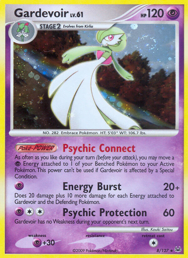 Gardevoir (8/127) (Theme Deck Exclusive) [Platinum: Base Set] | Black Swamp Games