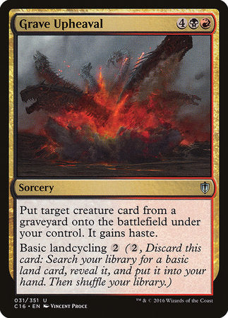 Grave Upheaval [Commander 2016] | Black Swamp Games
