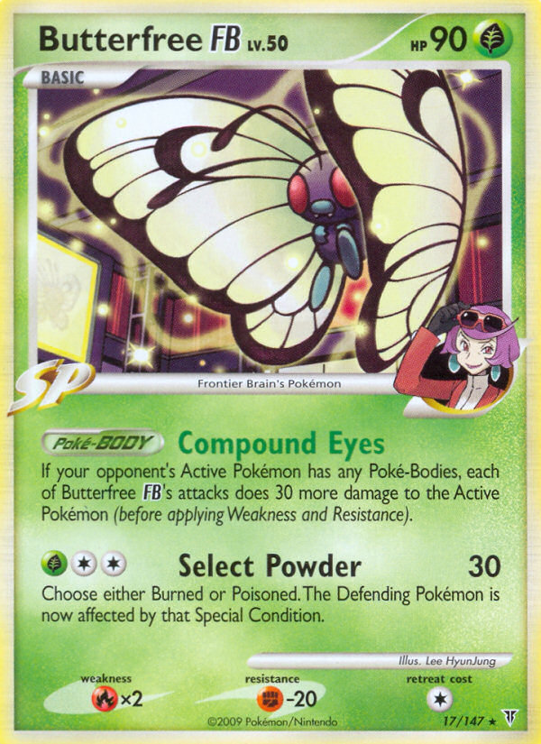 Butterfree FB (17/147) [Platinum: Supreme Victors] | Black Swamp Games