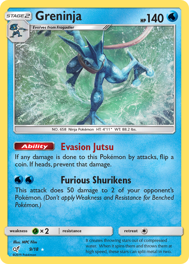 Greninja (9/18) [Sun & Moon: Detective Pikachu] | Black Swamp Games