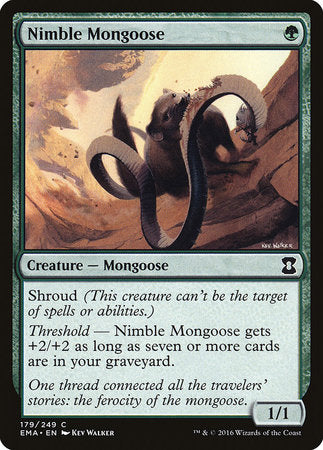 Nimble Mongoose [Eternal Masters] | Black Swamp Games