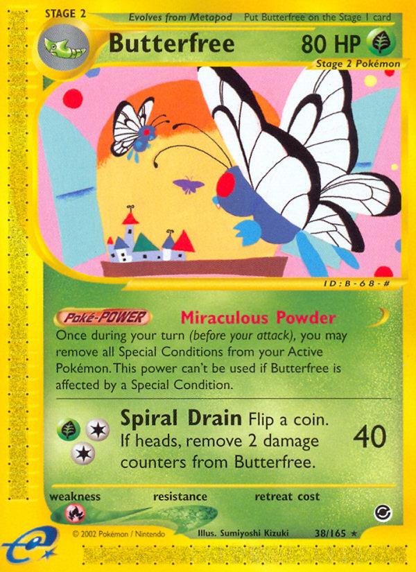 Butterfree (38/165) [Expedition: Base Set] | Black Swamp Games