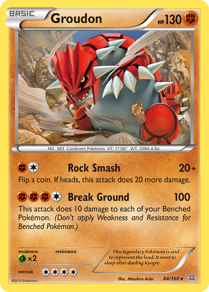 Groudon (84/160) [XY: Primal Clash] | Black Swamp Games