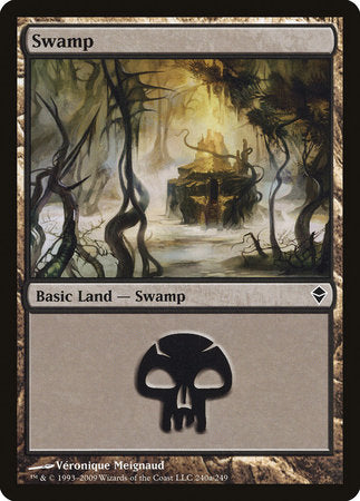 Swamp (240a) [Zendikar] | Black Swamp Games