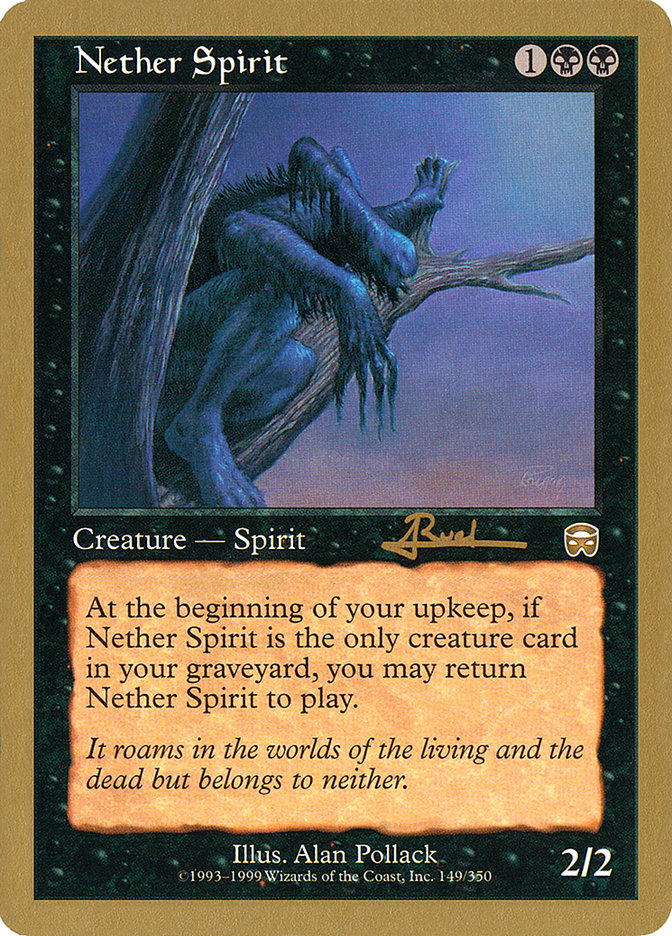 Nether Spirit (Antoine Ruel) [World Championship Decks 2001] | Black Swamp Games