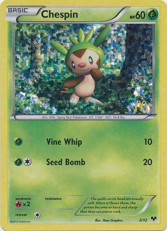 Chespin (2/12) [McDonald's Promos: 2014 Collection] | Black Swamp Games