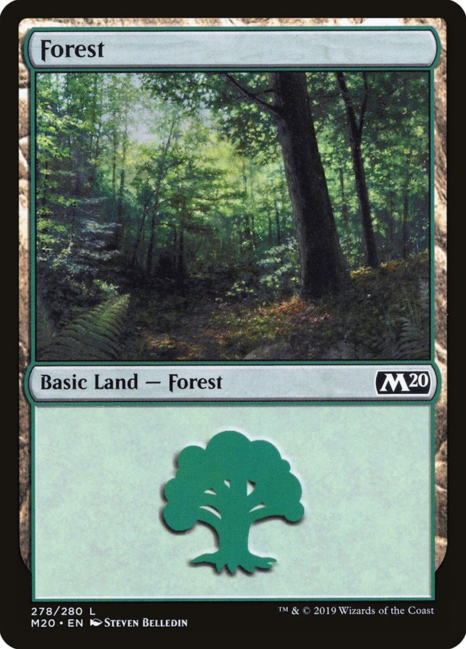 Forest (#278) [Core Set 2020] | Black Swamp Games