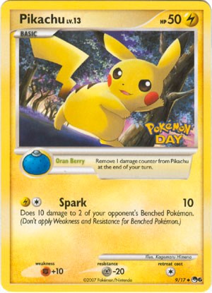 Pikachu (9/17) (Pokemon Day) [POP Series 6] | Black Swamp Games