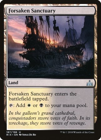 Forsaken Sanctuary [Rivals of Ixalan] | Black Swamp Games