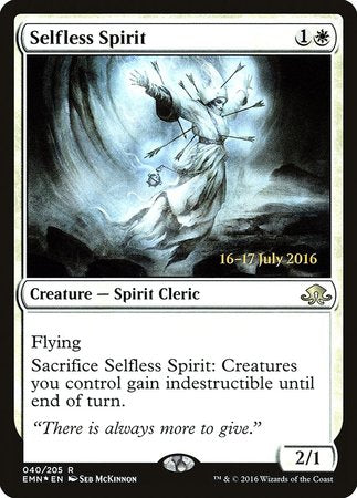 Selfless Spirit [Eldritch Moon Promos] | Black Swamp Games