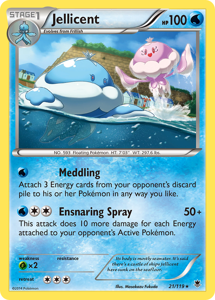 Jellicent (21/119) [XY: Phantom Forces] | Black Swamp Games