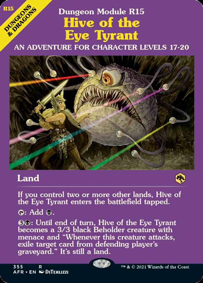 Hive of the Eye Tyrant (Dungeon Module) [Dungeons & Dragons: Adventures in the Forgotten Realms] | Black Swamp Games