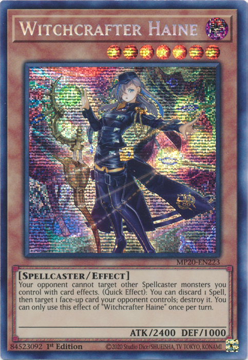 Witchcrafter Haine [MP20-EN223] Prismatic Secret Rare | Black Swamp Games