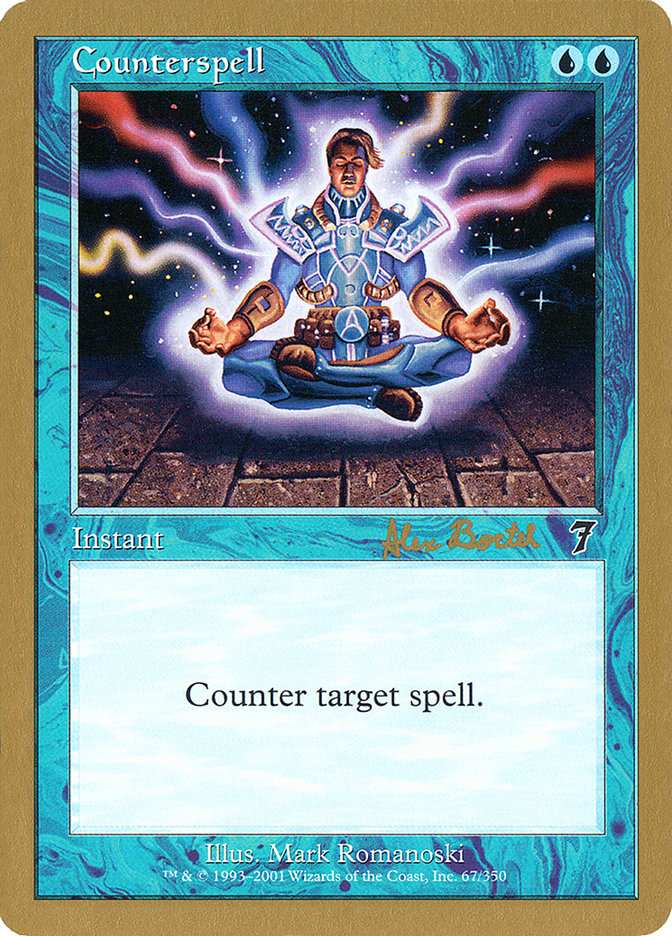 Counterspell (Alex Borteh) (7ED) [World Championship Decks 2001] | Black Swamp Games