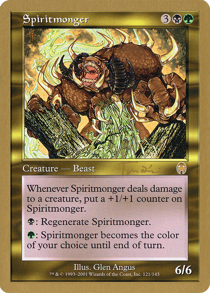 Spiritmonger (Jan Tomcani) [World Championship Decks 2001] | Black Swamp Games