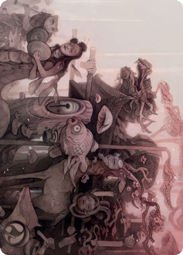 March of Burgeoning Life Art Card [Kamigawa: Neon Dynasty Art Series] | Black Swamp Games