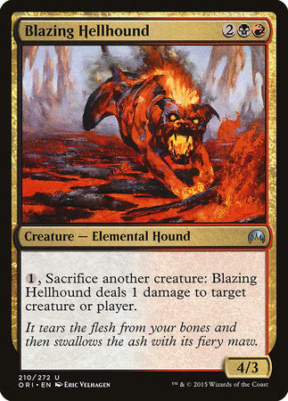 Blazing Hellhound [Magic Origins] | Black Swamp Games
