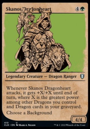 Skanos Dragonheart (Showcase) [Commander Legends: Battle for Baldur's Gate] | Black Swamp Games