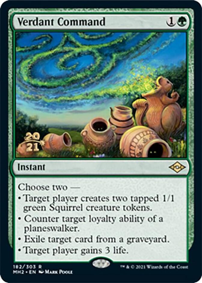 Verdant Command [Modern Horizons 2 Prerelease Promos] | Black Swamp Games