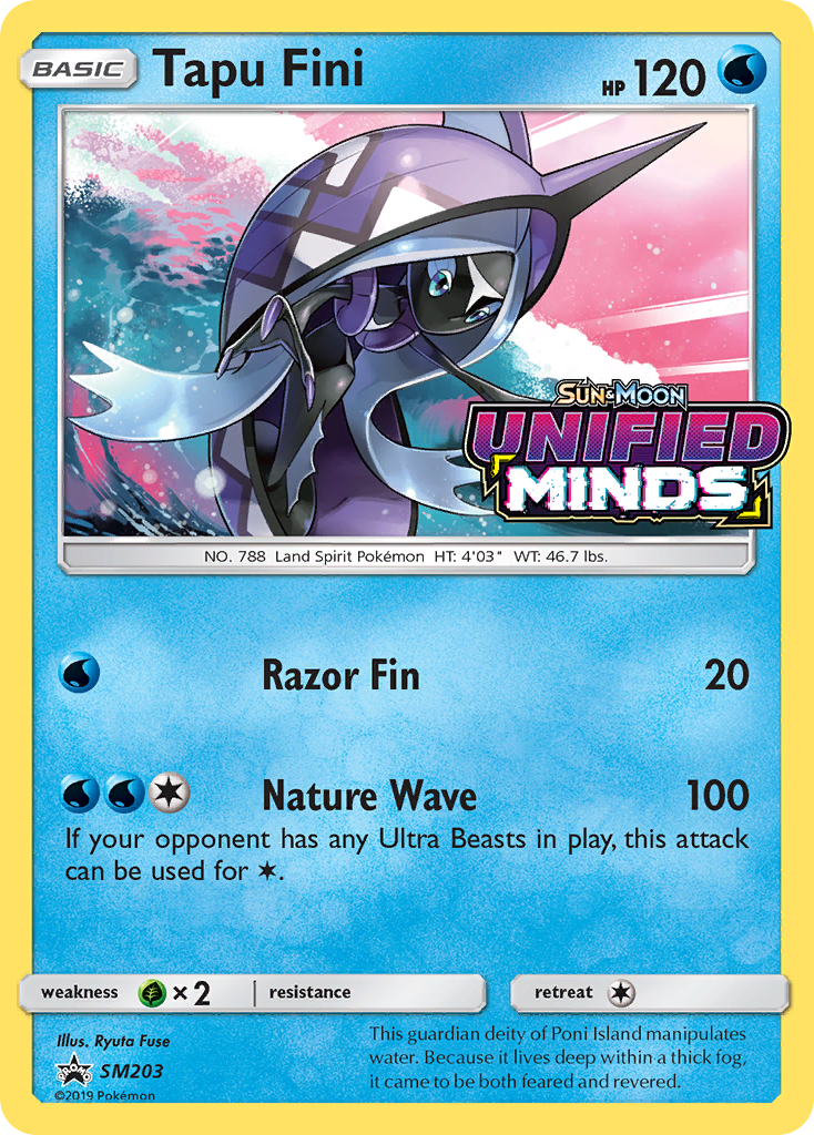 Tapu Fini (SM203) [Sun & Moon: Black Star Promos] | Black Swamp Games