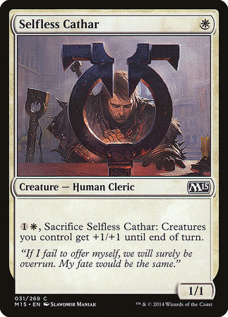 Selfless Cathar [Magic 2015] | Black Swamp Games