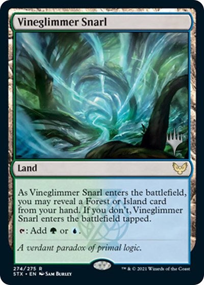 Vineglimmer Snarl (Promo Pack) [Strixhaven: School of Mages Promos] | Black Swamp Games