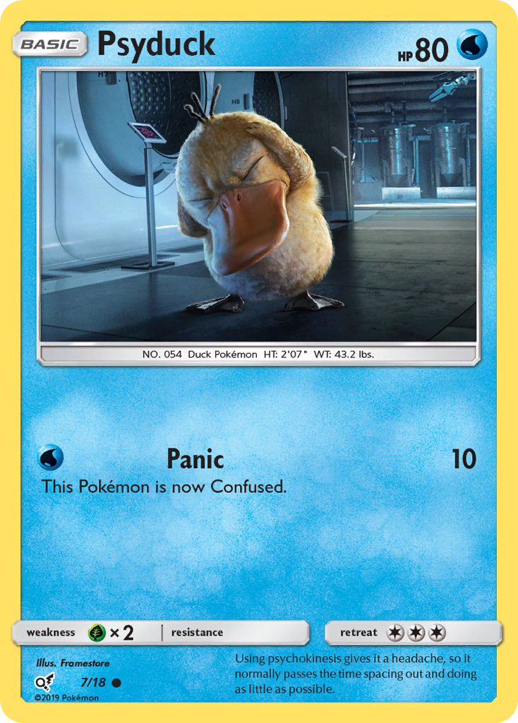 Psyduck (7/18) [Sun & Moon: Detective Pikachu] | Black Swamp Games