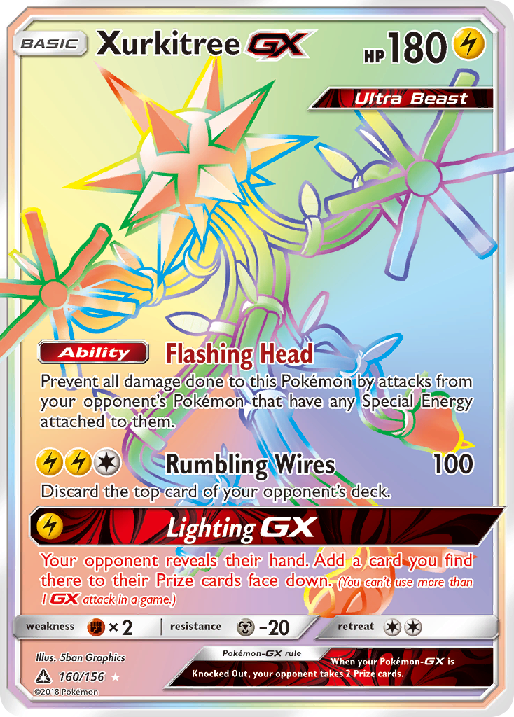 Xurkitree GX (160/156) [Sun & Moon: Ultra Prism] | Black Swamp Games