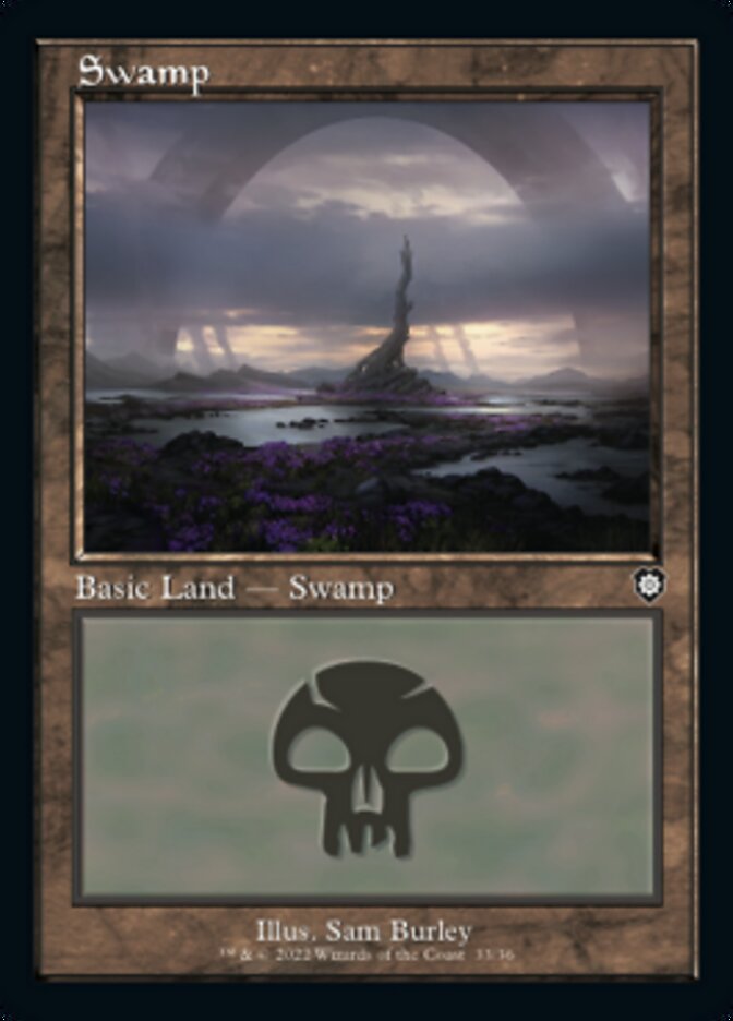 Swamp (033) (Retro) [The Brothers' War Commander] | Black Swamp Games