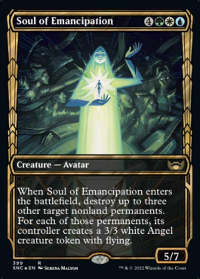 Soul of Emancipation (Showcase Golden Age Gilded Foil) [Streets of New Capenna] | Black Swamp Games