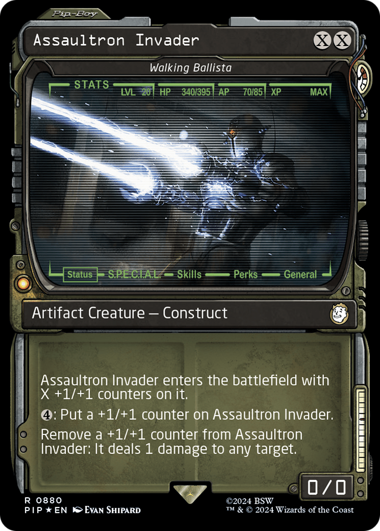 Assaultron Invader - Walking Ballista (Surge Foil) [Fallout] | Black Swamp Games
