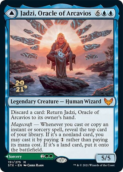 Jadzi, Oracle of Arcavios // Journey to the Oracle [Strixhaven: School of Mages Prerelease Promos] | Black Swamp Games