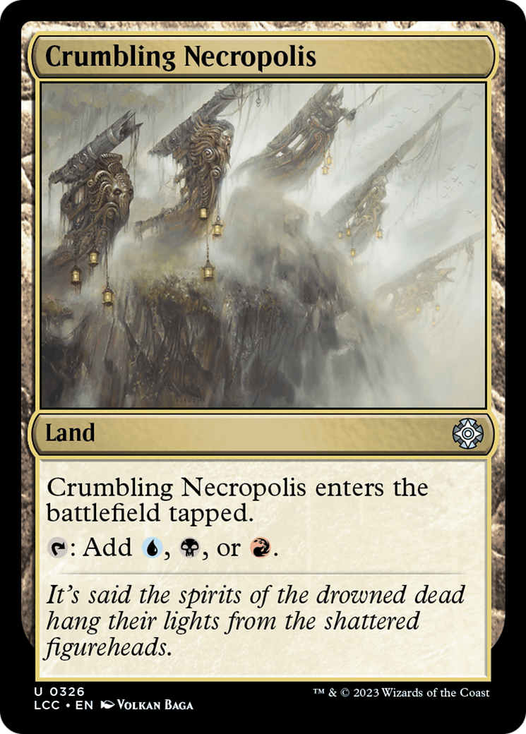 Crumbling Necropolis [The Lost Caverns of Ixalan Commander] | Black Swamp Games