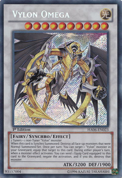 Vylon Omega [HA06-EN023] Secret Rare | Black Swamp Games