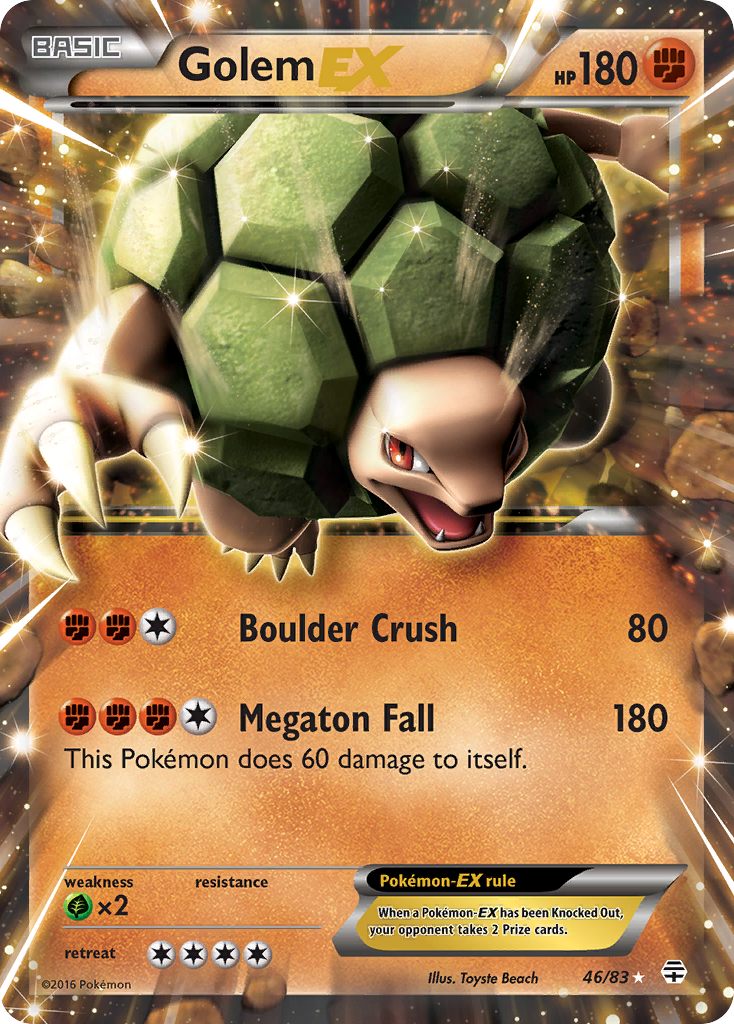 Golem EX (46/83) [XY: Generations] | Black Swamp Games