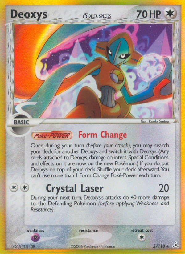 Deoxys (5/110) (Delta Species) [EX: Holon Phantoms] | Black Swamp Games