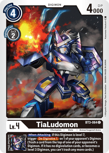 TiaLudomon [BT3-064] [Release Special Booster Ver.1.5] | Black Swamp Games