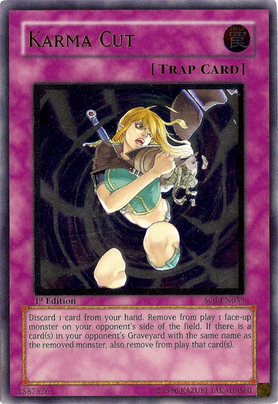 Karma Cut (UTR) [SOI-EN053] Ultimate Rare | Black Swamp Games