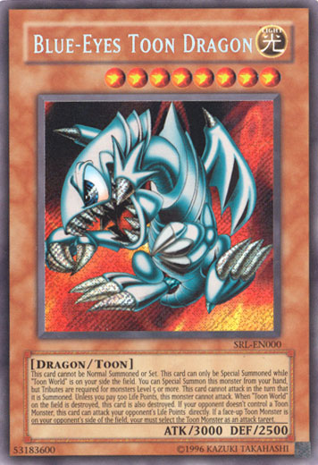 Blue-Eyes Toon Dragon [SRL-EN000] Secret Rare | Black Swamp Games