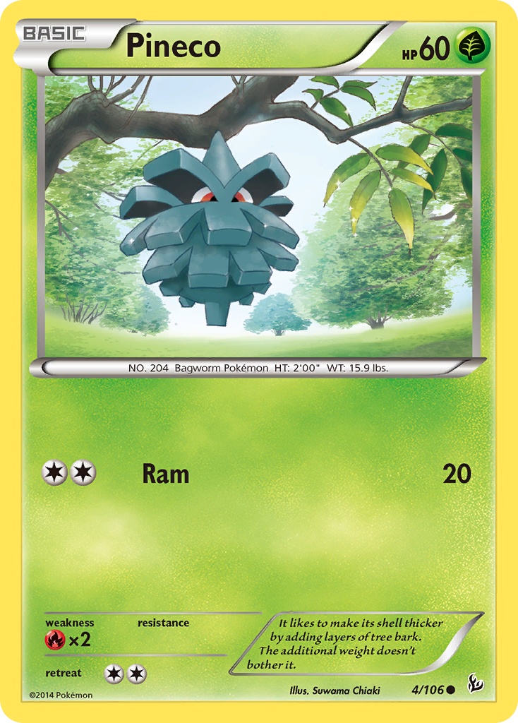 Pineco (4/106) [XY: Flashfire] | Black Swamp Games