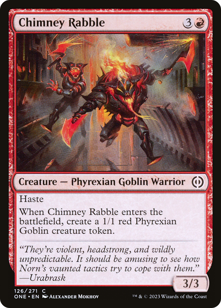 Chimney Rabble [Phyrexia: All Will Be One] | Black Swamp Games