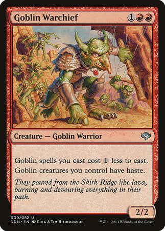 Goblin Warchief [Duel Decks: Speed vs. Cunning] | Black Swamp Games