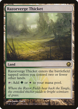 Razorverge Thicket [Scars of Mirrodin] | Black Swamp Games