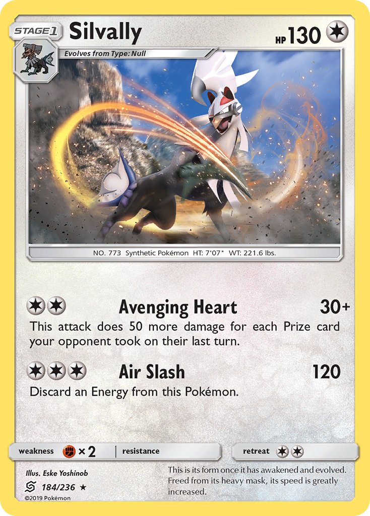 Silvally (184/236) (Theme Deck Exclusive) [Sun & Moon: Unified Minds] | Black Swamp Games